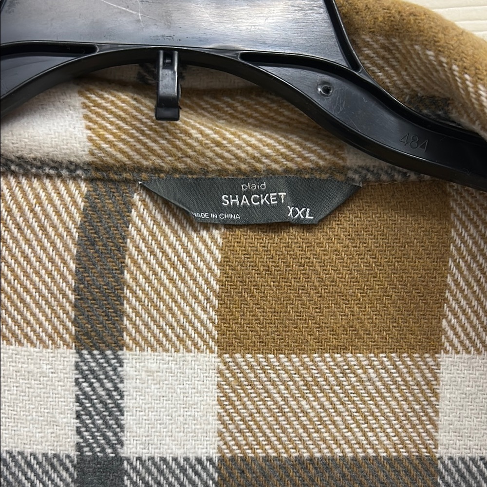 Plaid Button-Up Jacket - Picture 2 of 3